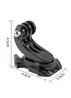 O Ozone 360° Rotatable J Hook Rotation Turntable Quick Release Buckle Mount Compatible with GoPro 11 10 9 8 7 6 5 4 4k Eken AKASO SJCAM YI and Other Action Cameras  - Image 3