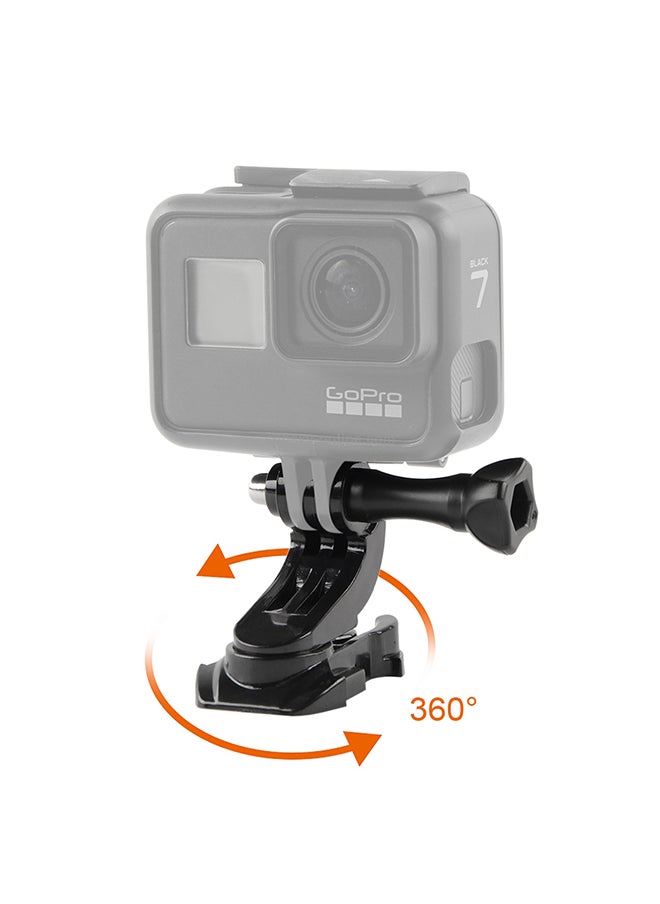 O Ozone 360° Rotatable J Hook Rotation Turntable Quick Release Buckle Mount Compatible with GoPro 11 10 9 8 7 6 5 4 4k Eken AKASO SJCAM YI and Other Action Cameras  - Image 2