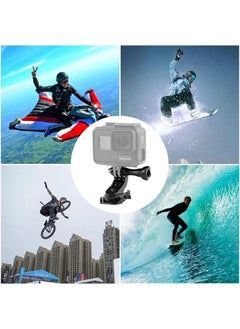 O Ozone 360° Rotatable J Hook Rotation Turntable Quick Release Buckle Mount Compatible with GoPro 11 10 9 8 7 6 5 4 4k Eken AKASO SJCAM YI and Other Action Cameras  - Image 4