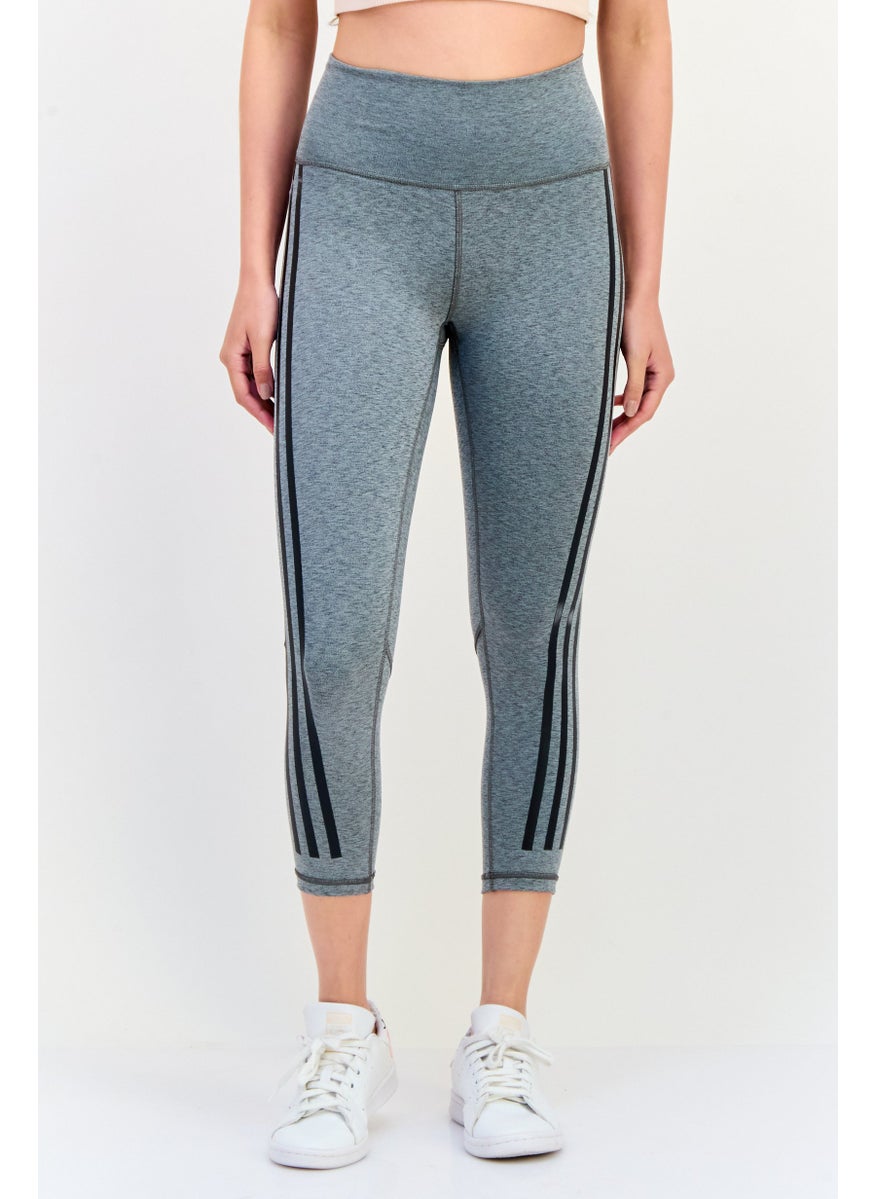 Adidas Women Sportswear Fit 7/8 Leg Training Leggings, Grey  - Image 1