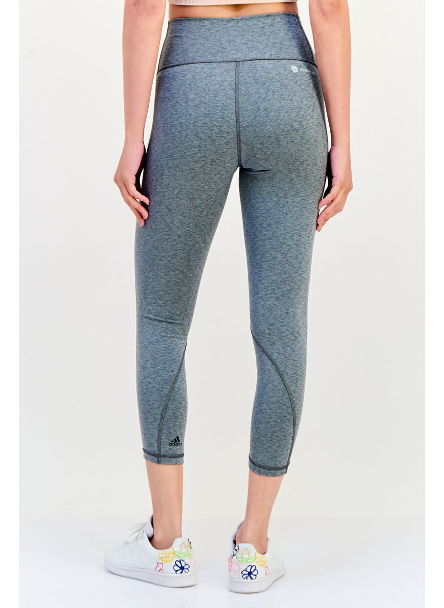 Adidas Women Sportswear Fit 7/8 Leg Training Leggings, Grey  - Image 3