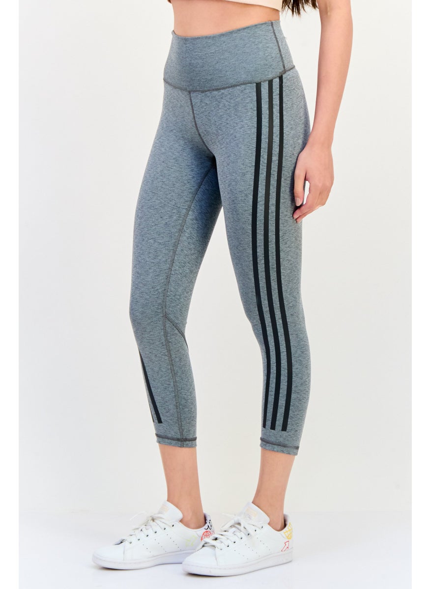 Adidas Women Sportswear Fit 7/8 Leg Training Leggings, Grey  - Image 2