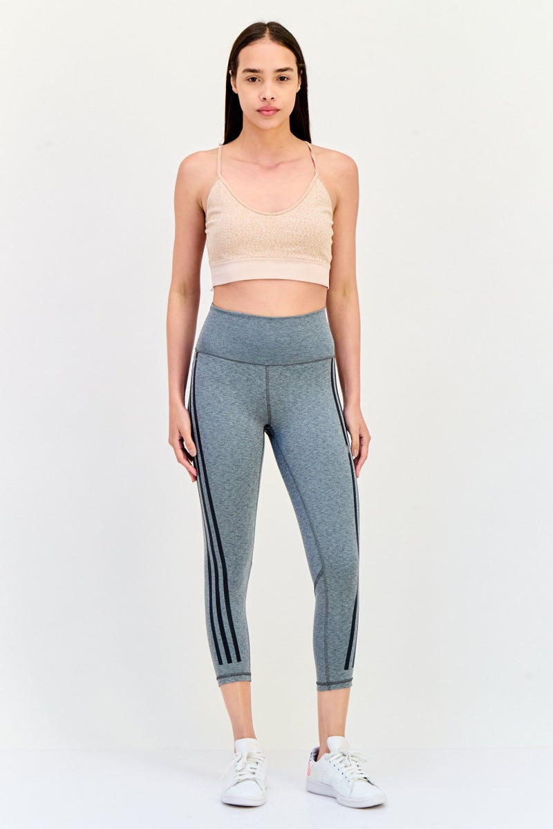 Adidas Women Sportswear Fit 7/8 Leg Training Leggings, Grey - Image 4