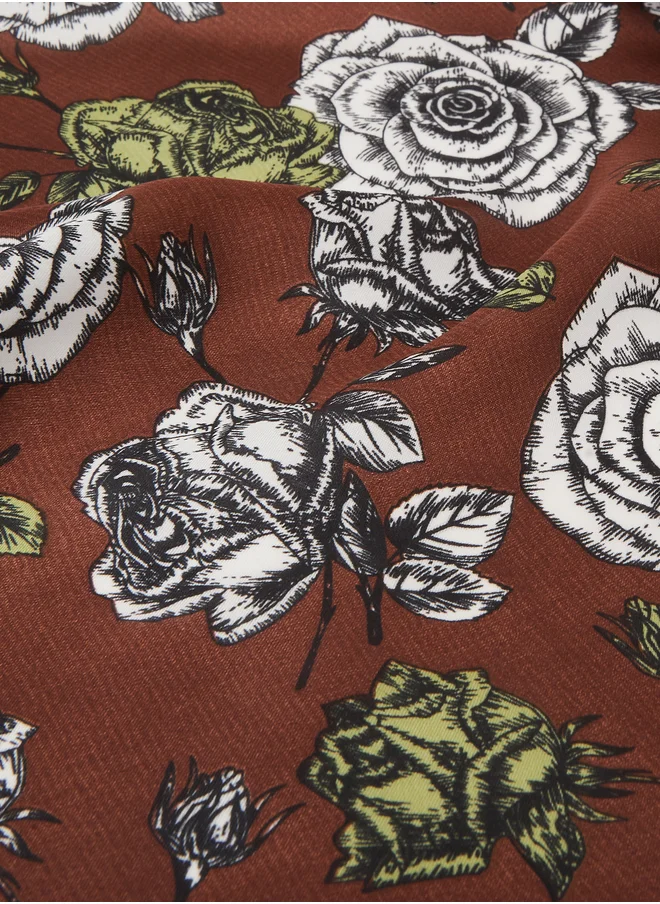 ستايلي Styli Floral Print Scarf