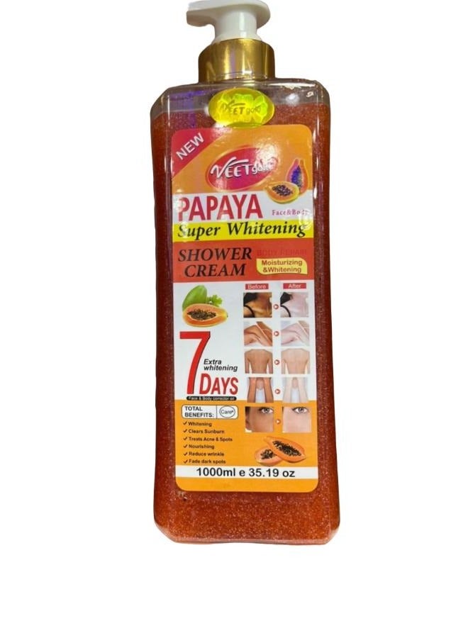 فيت جولد كريم الاستحمام الفائق التبييض بالبابايا 1000 مل