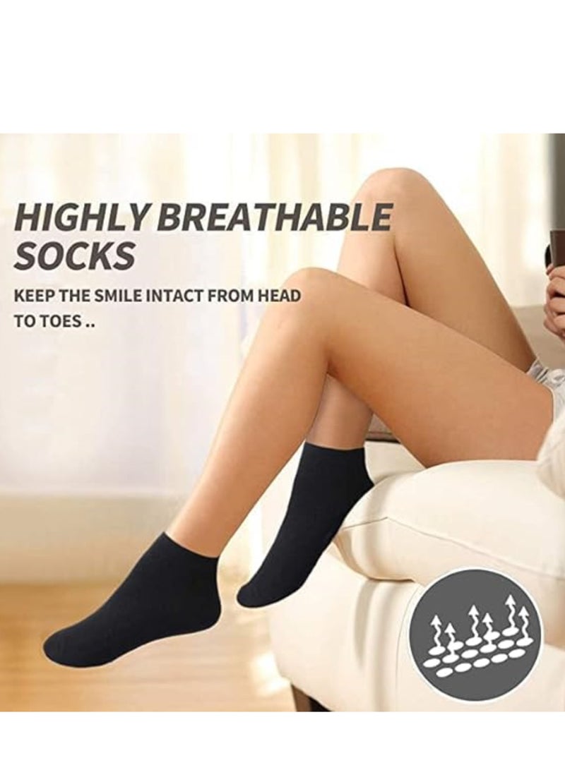Selecta Now 6 Pairs Womens Ankle Socks Ladies Low Cut No Show Casual and Sport Socks Soft Cotton Socks Comfortable Socks for Ladies - Image 3