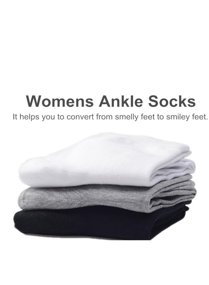 Selecta Now 6 Pairs Womens Ankle Socks Ladies Low Cut No Show Casual and Sport Socks Soft Cotton Socks Comfortable Socks for Ladies - Image 4