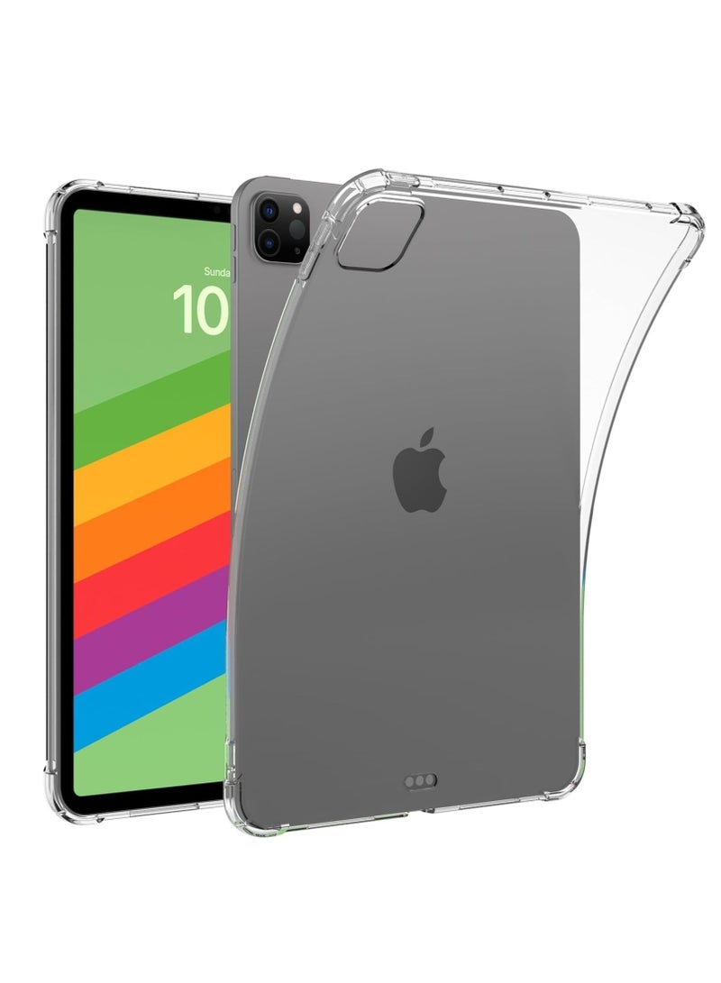 TPU Soft Lightweight Protective Case for iPad Air 13" (2024) - Clear - Image 2
