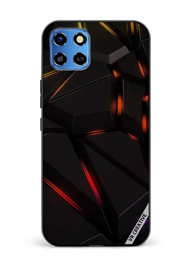 VR CREATIVE Protective Case Cover For Infinix Smart 6 HD Abstract Design Multicolour - Image 1