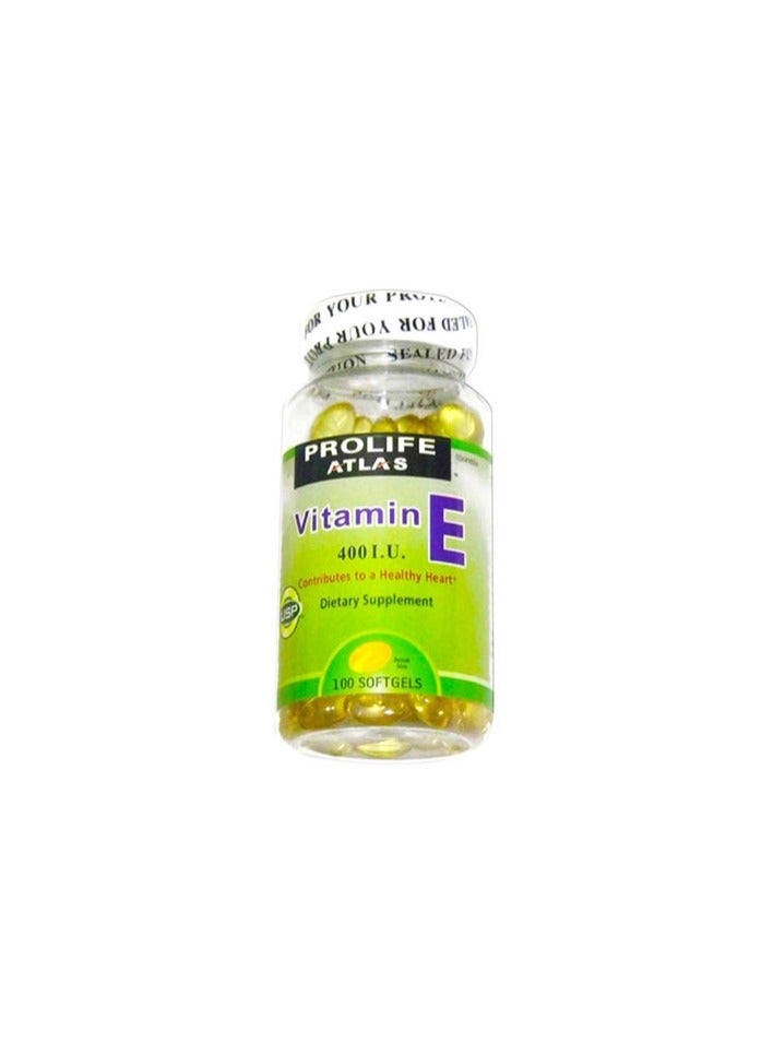Atlas Vitamin E 400IU X 100 Softgels