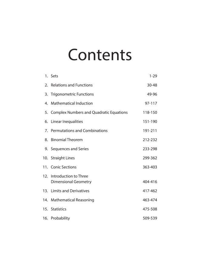 NCERT Solutions Mathematics Class 11th  - Image 3