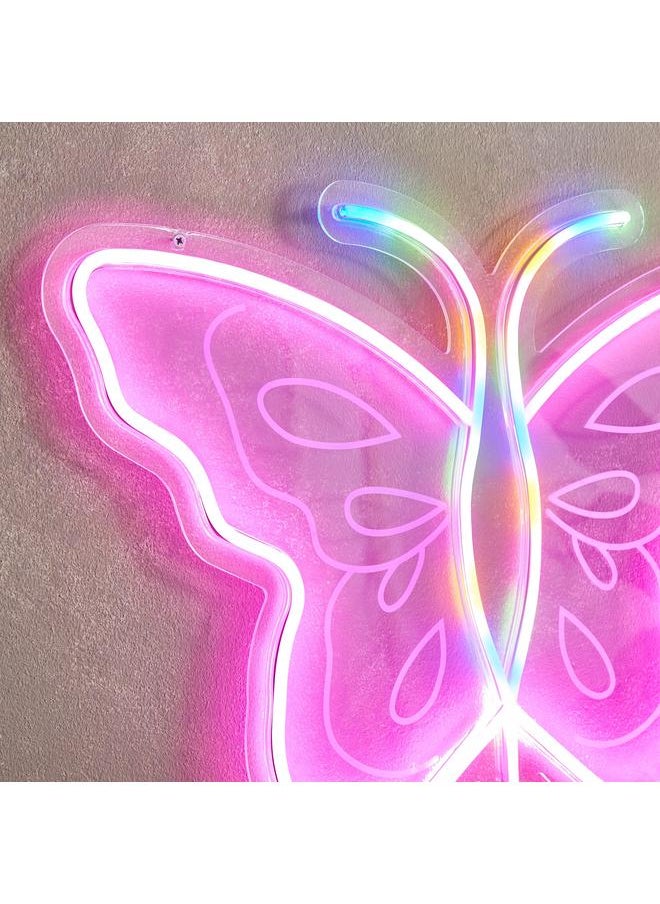 Butterfly Led Neon Light With 2M Usb Cable 61X1.6X43 Cm - pzsku/Z8031681FEB85CED02151Z/45/_/1720281300/df39a3dd-089d-49c4-a99c-df5cac75fd81