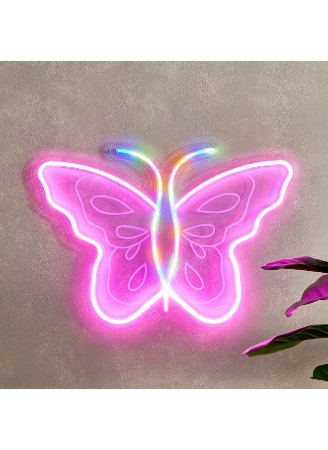 Butterfly Led Neon Light With 2M Usb Cable 61X1.6X43 Cm - pzsku/Z8031681FEB85CED02151Z/45/_/1720281303/191e061a-9c41-4a20-9134-e44d6c45075b