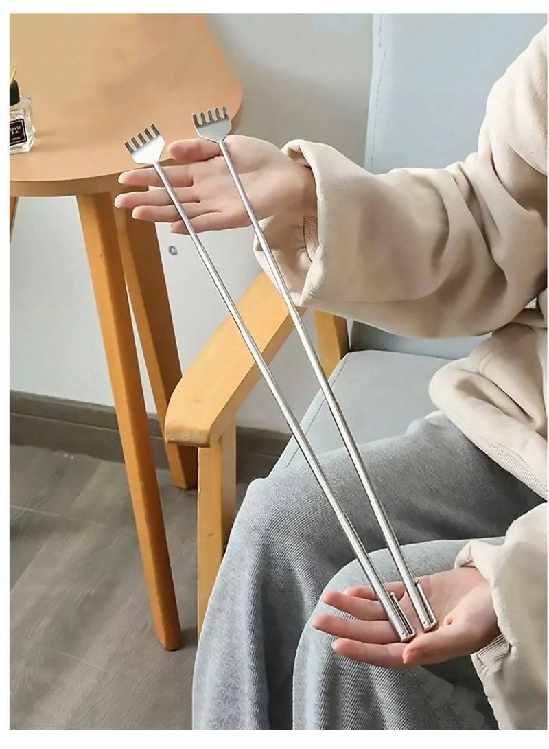 أداة حك الظهر | حك الجسم | أداة تخفيف الحكة | أداة شخصية | أدوات سفر | أدوات منزلية | أدوات للمسنين | أداة فولاذية | حك محمول | أداة قابلة للسحب | أدوات العناية الشخصية | أدوات ذكية - Image 3