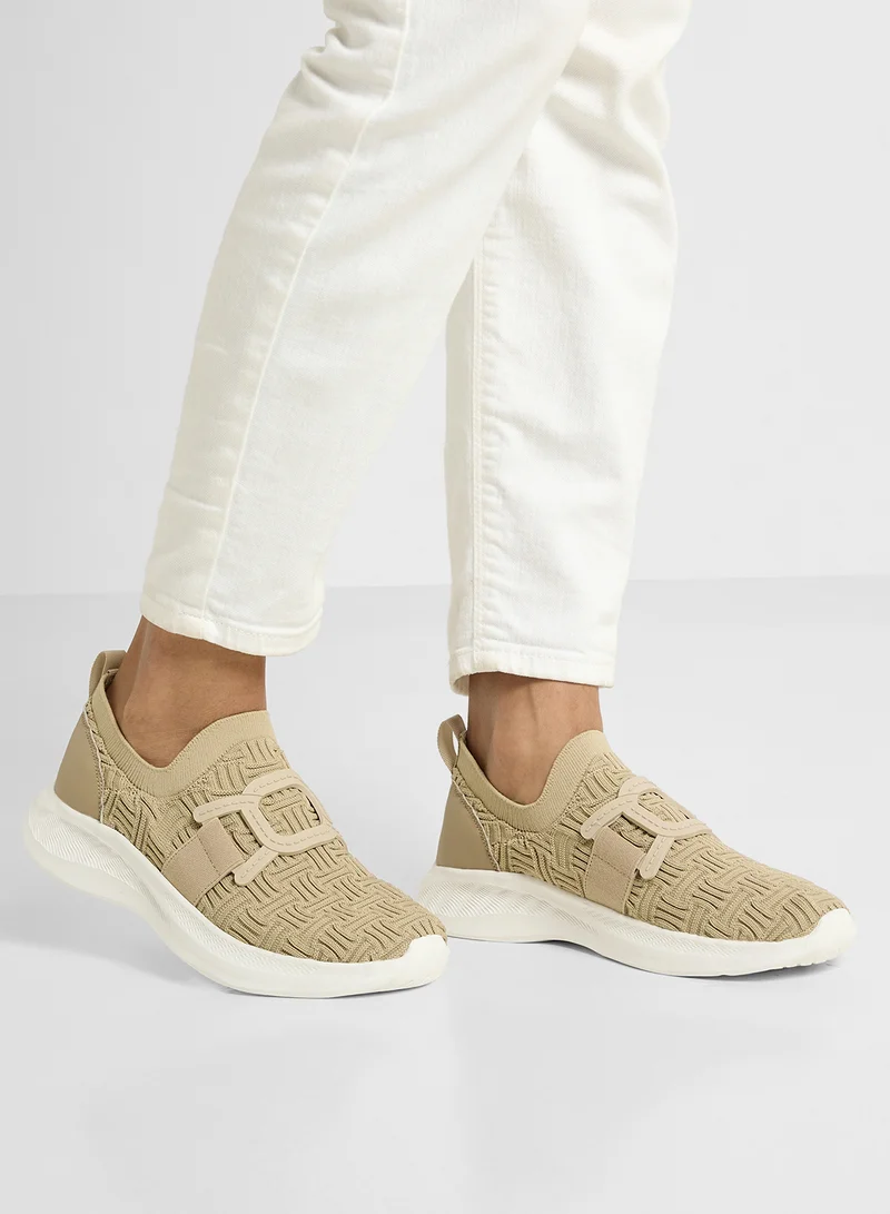 Ginger Knitted  Comfort Slip On Shoe
