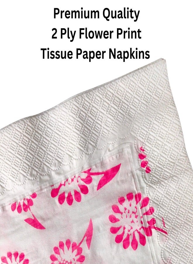 Singhal 2 Ply Tissue Paper Napkins Printed 33x33 - Pack of 6 (50 Pulls Per Pack, 300 Sheets) - Image 5
