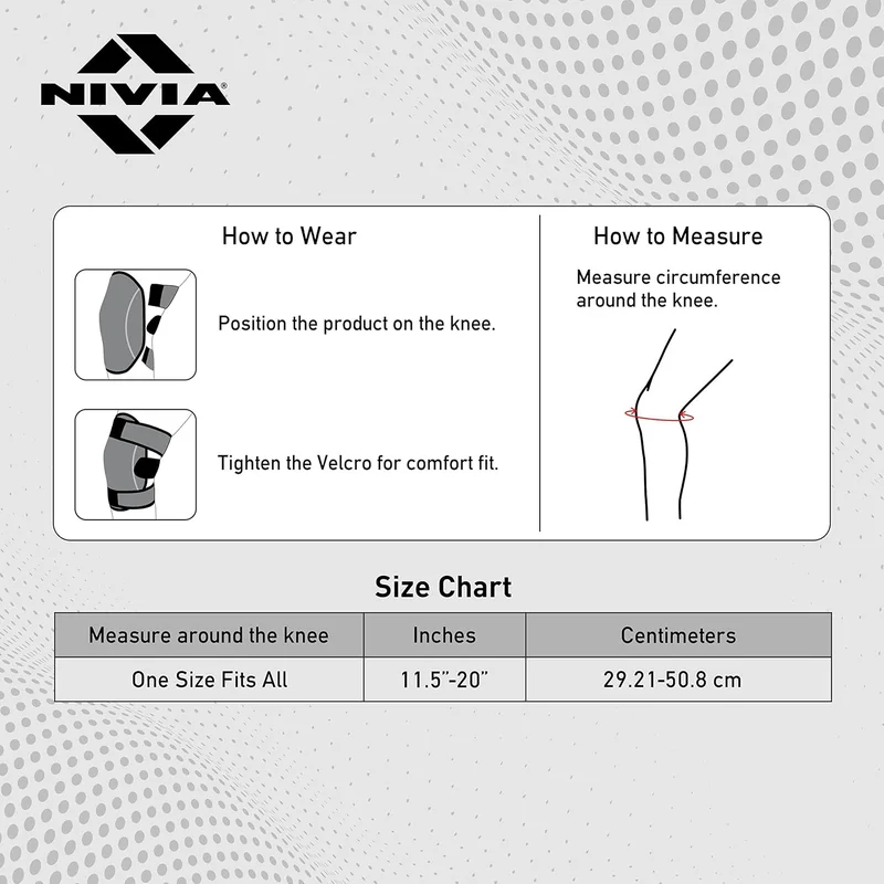 Nivia  Nivia Adjustable Orthopedic Knee Support  | Best Price UAE