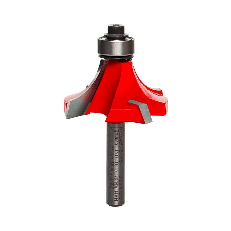 Freud 34116 12 Radius Rounding Over Bit QuadraCut
