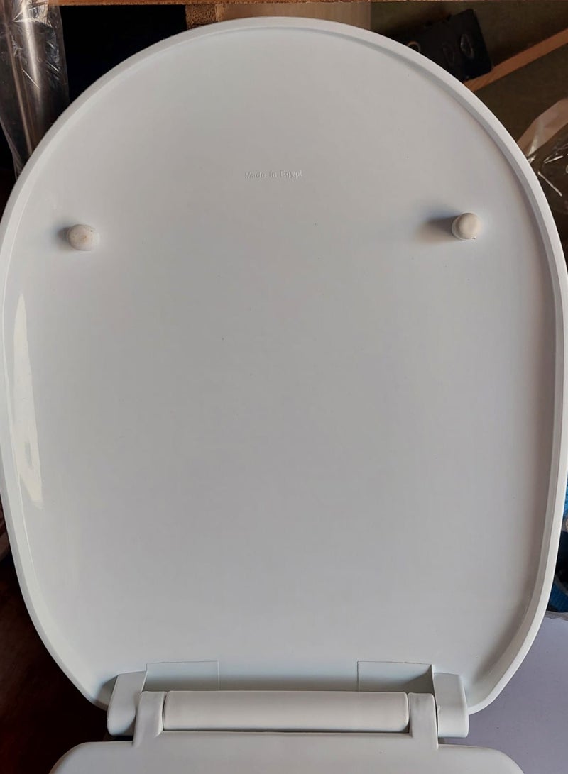 100% غطا موحد لقاعدة حمام مقاس القاعدة الخارجى .46.5فى35سم ومن الداخل 30فى 23سم اللون ابيض - Image 3