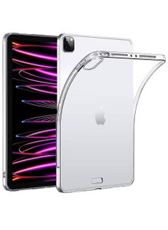 LIXES Clear Case for iPad Pro 12.9, Support Apple Pencil 2nd Gen Charging, Soft Slim Lightweight TPU Cover for iPad Pro 12.9 inch  - Image 1