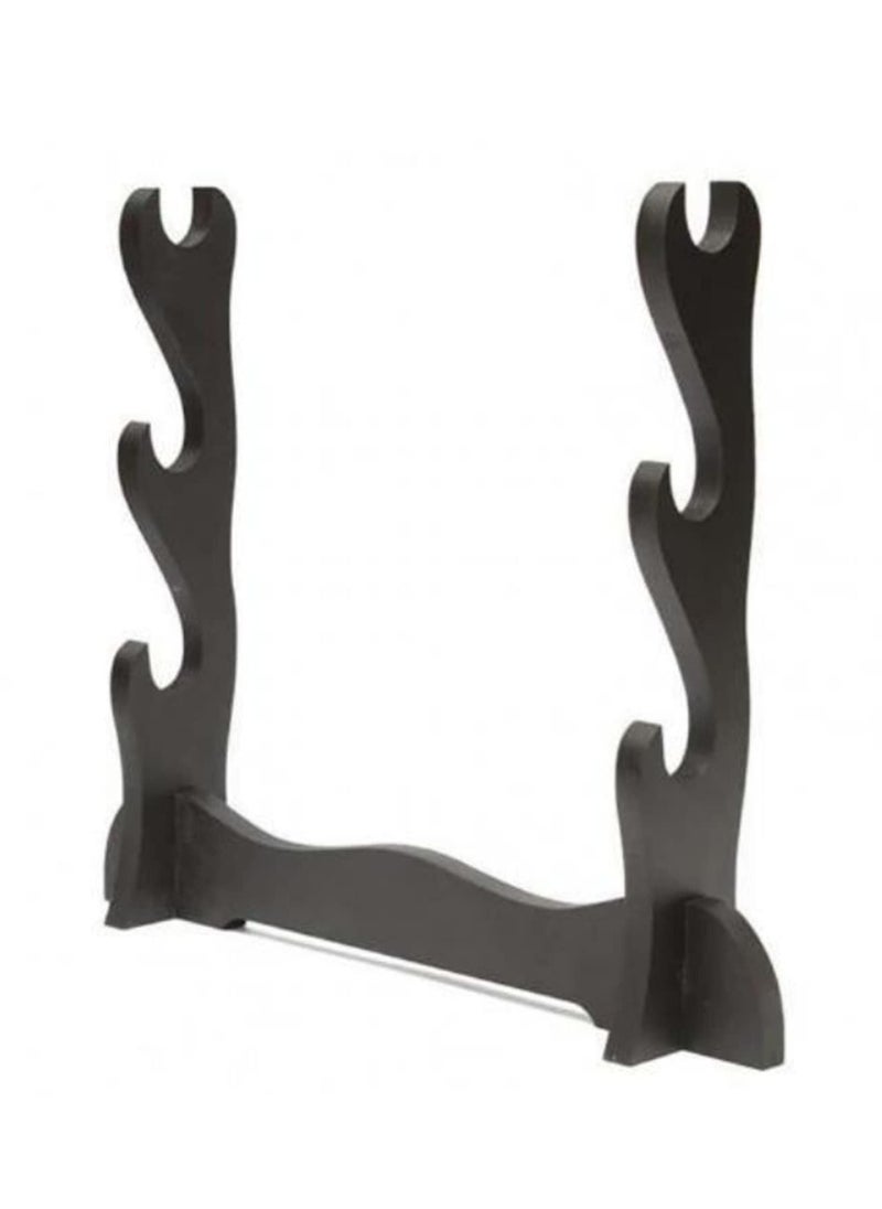 Generic Sword Stand Horizontal Wood Display Stand Katana Sword Holder  - Image 2