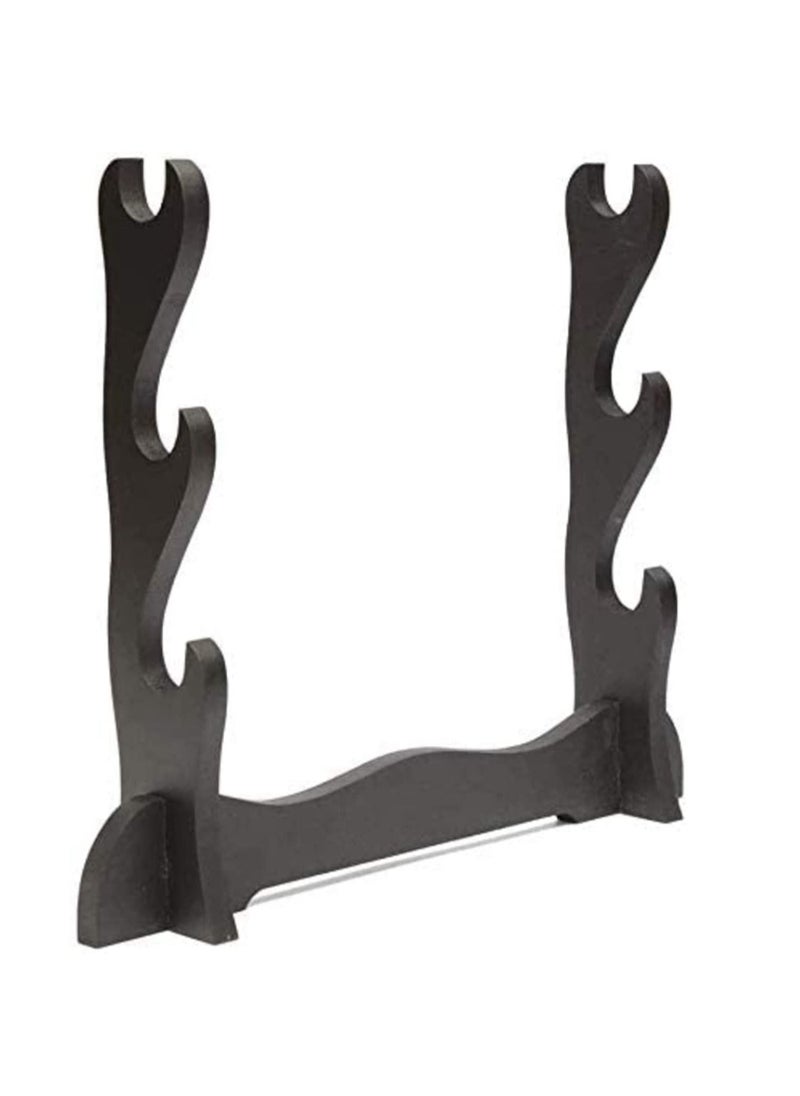 Generic Sword Stand Horizontal Wood Display Stand Katana Sword Holder  - Image 1