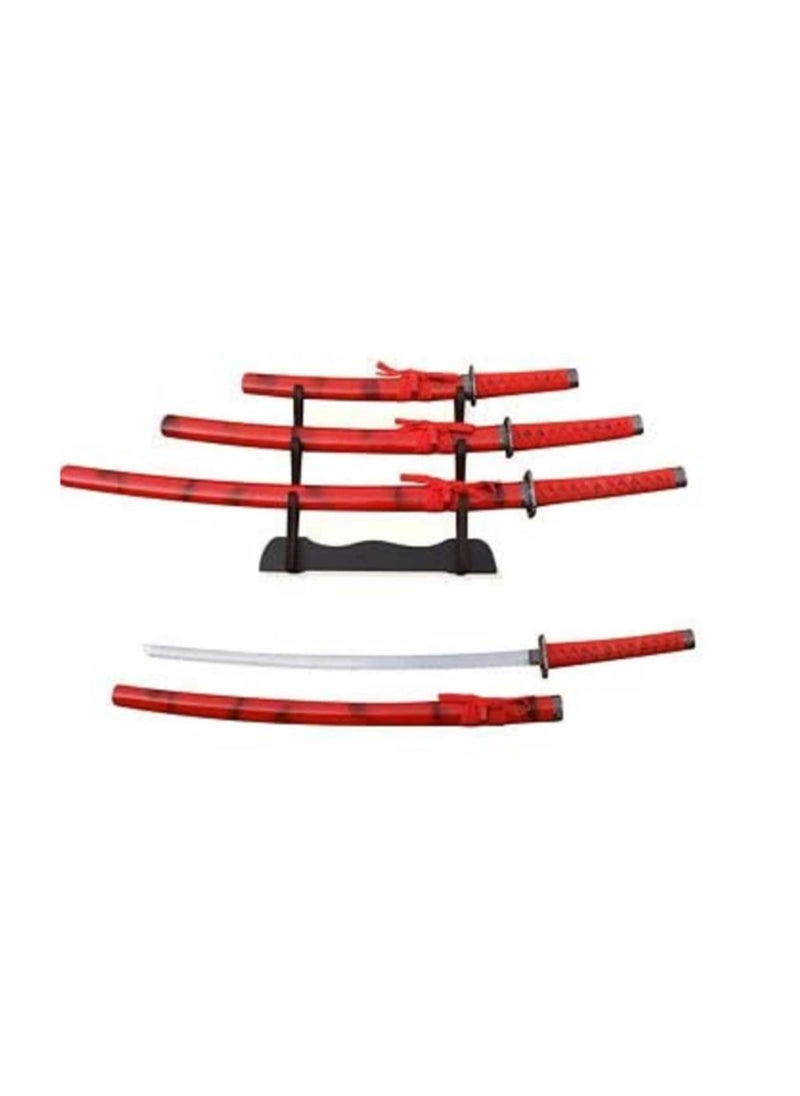 Generic Sword Stand Horizontal Wood Display Stand Katana Sword Holder  - Image 3