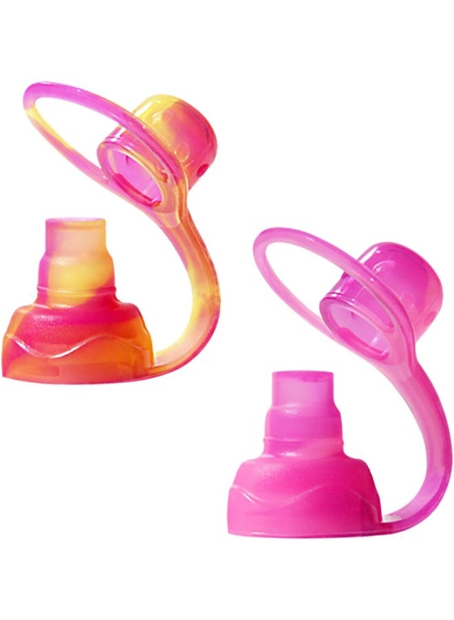 ChooMee SoftSip Food Pouch Tops | 100% Silicone | 2 CT - Image 1