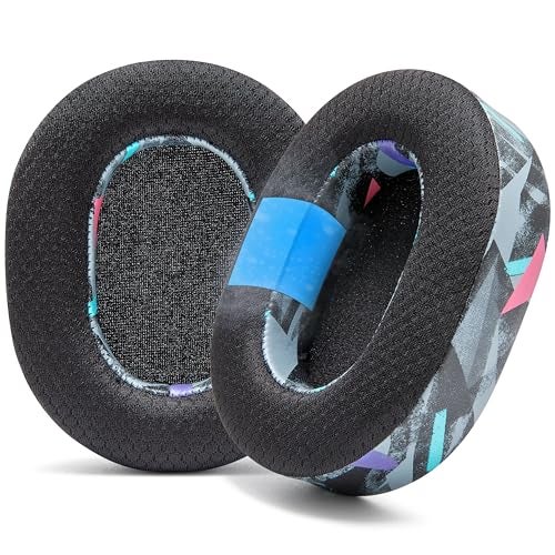 WC Freeze Blackshark V2 Pro 2023 - Cooling Gel Earpads by Wicked Cushions Only (Does not fit Old Blackshark V2 Pro) - Boost Comfort, Thickness, & Sound Isolation for Epic Gaming | 90's Black - Image 1