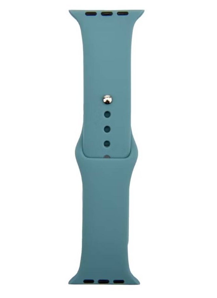 Apple Watch Band 45mm 44mm 42mm Soft Silicone Sport Band Replacement Wrist Strap Compatible for iWatch Apple Watch Series 7/SE/6/5/4/3/2/1 (45mm/44mm/42mm) - Image 2
