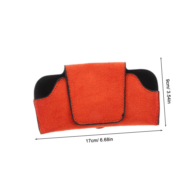 Car Visor Sunglasses Holder Storage Box Protective Eyewear Case Portable Accessory - Image 3