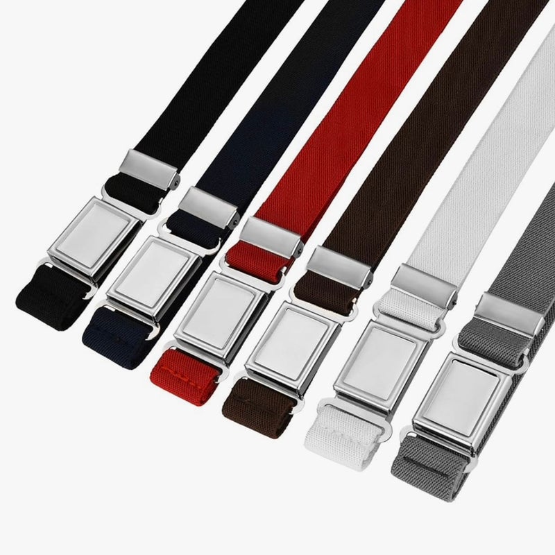 Source Children'S Belt Boys And Girls Decorative Magnet Buckle Elastic Elastic Belt Multi-Color Optional - Image 3