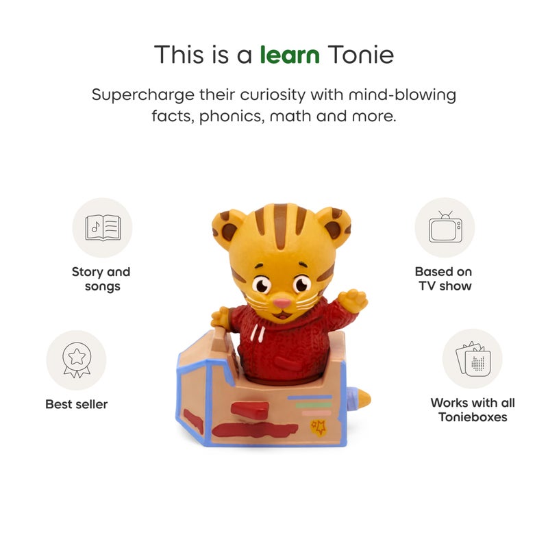Tonies Daniel The Tiger Audio Toy Figurine from Daniel Tiger's Neighborhood - Image 4