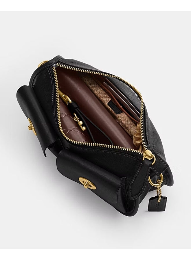 FERRAGAMO Elegant Vintage Genuine Leather Crossbody Bag for Women - Luxury Real Cowhide Shoulder Handbag, Multi-Pocket Daily Compact Underarm Purse with Adjustable  Strap - Image 4