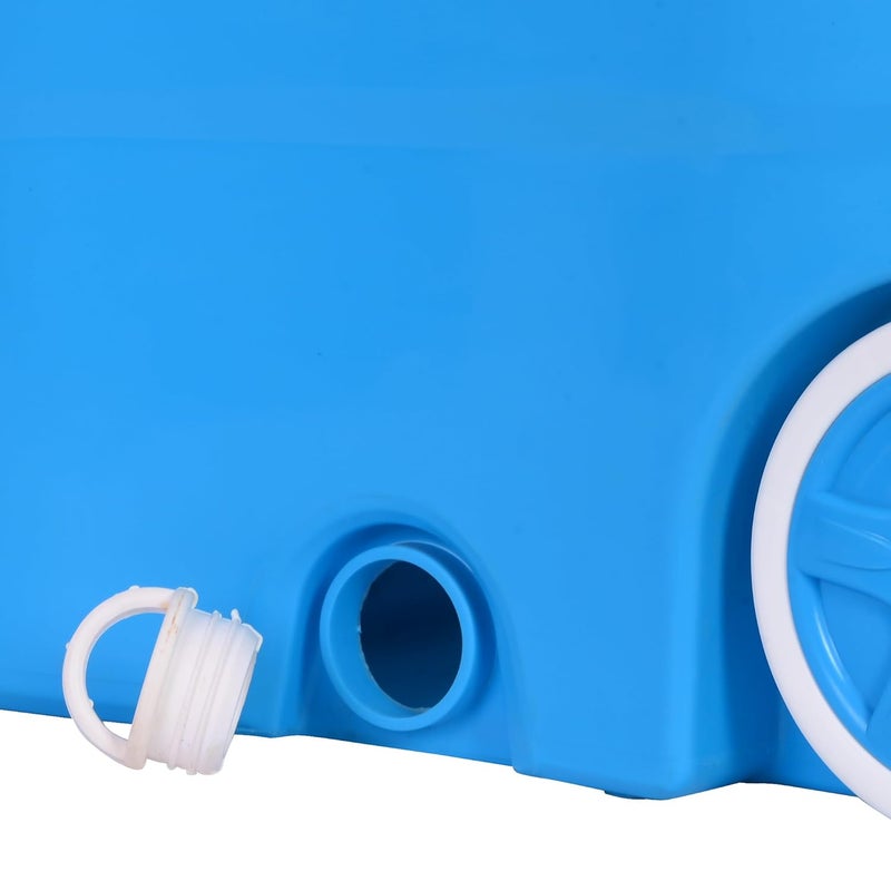 VAULT BHARAT Vault Bharat Premium Heavy Quality Mop Bucket for Floor Cleaning 360 Degree Spin Mop with Steel Wringer Easy Wheels 2 Refill and Bucket ModelV58V3NEW Color Blue Warranty 1 Year - Image 5