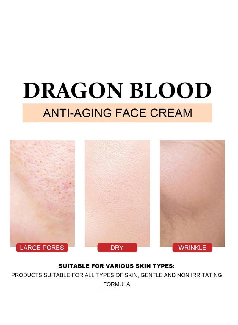 EELHOE Retinol Placenta Dragon Blood Cream, Dragons Blood Easy Cream, Dragons Blood Cream For Anti Wrinkle, Nourishing & Hydrating, For All Skin Types (50g) - Image 4