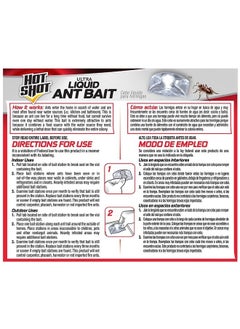 Hot Shot Hotshot Ultra Liquid Ant Bait, 4 Count, 1 Pack  - Image 1