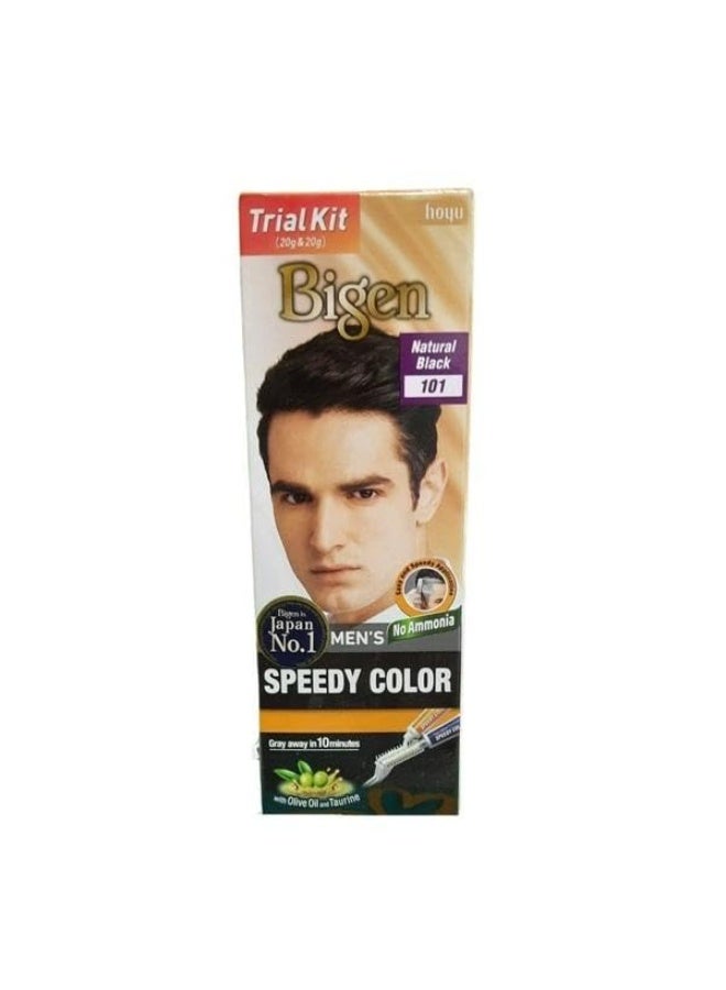 Bigen Men'S Speedy hair color 20g - Natural Black 101 - Image 1