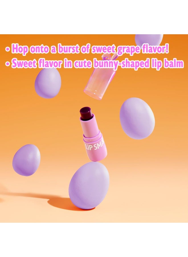 Lip Smacker Bunny Lip Balm, Moisturizing & Hydrating Lip Care, Fun & Collectible Easter Gift for Kids & Lip Balm Lovers - Grape - Image 3