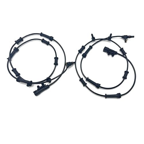 Mteycei 2Pcs Front Left and Right ABS Wheel Speed Sensor Compatible with Jeep 2007 2008 2009 2010 2011 2012 2013 2014 2015 2016 2017 Wrangler 2018 Wrangler JK Replaces 68003281AC 52060156AD 68003281AA - Image 1