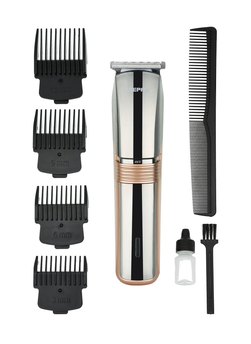 GEEPAS - Rechargeable Professional Cordless Hair and Bread Trimmer With 4 Guide Combs - Image 1