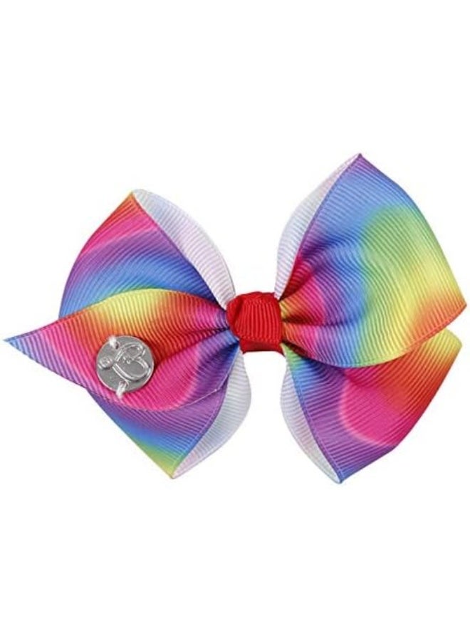 JCSMARTEC [6Pack/Set] 5In Cute Mermaid Rainbow Colorful Grosgrain Ribbon Hair Bow Alligator Clip Accessories (Mermaid Series) - Image 4