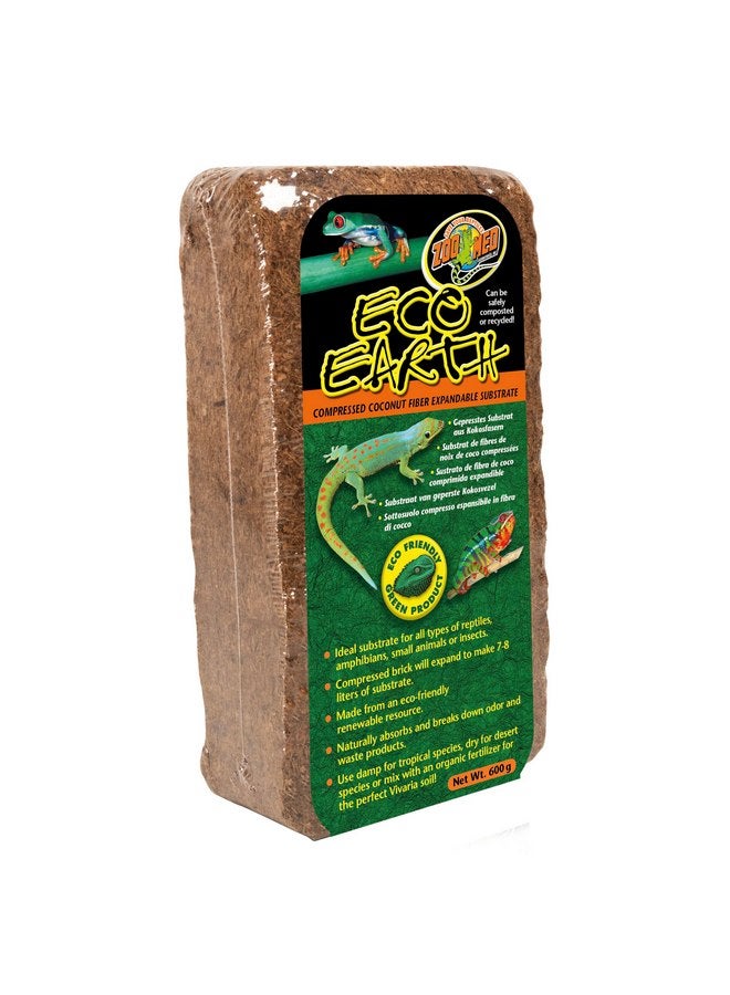 زوو ميد مجموعة Zoo Med Eco Earth للحيوانات الصغيرة والحشرات [مجموعة من 3] الحجم: مكعب واحد - Image 1