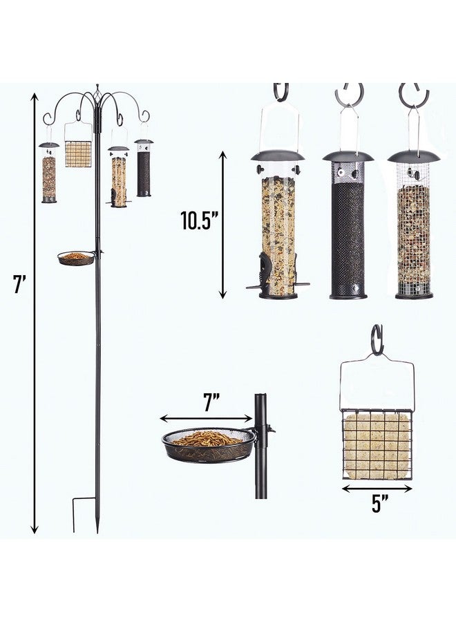 نورث ستايتس وحدة تغذية الطيور North States Bird 1862 Ultimate Station باللون الأسود - Image 2