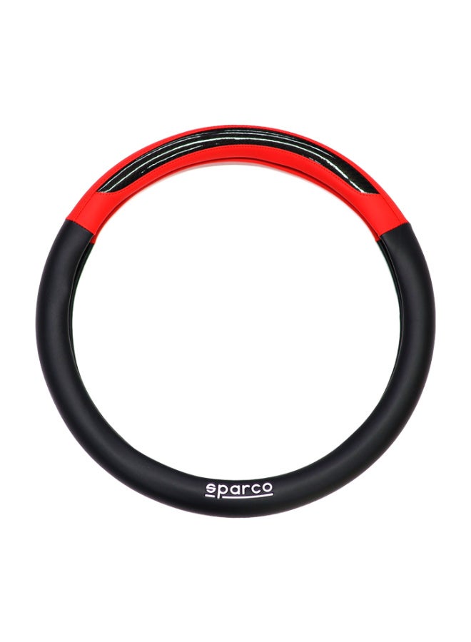 Sparco Steering Wheel Cover, Black/Red ,TPU logo - Image 3