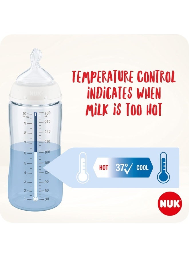 نوك رضاعة نيوك ناتشر سينس الزجاجية مع مؤشر التحكم بالحرارة - 150 مل (رأس سيليكون مقاس M) متنوع - Image 4