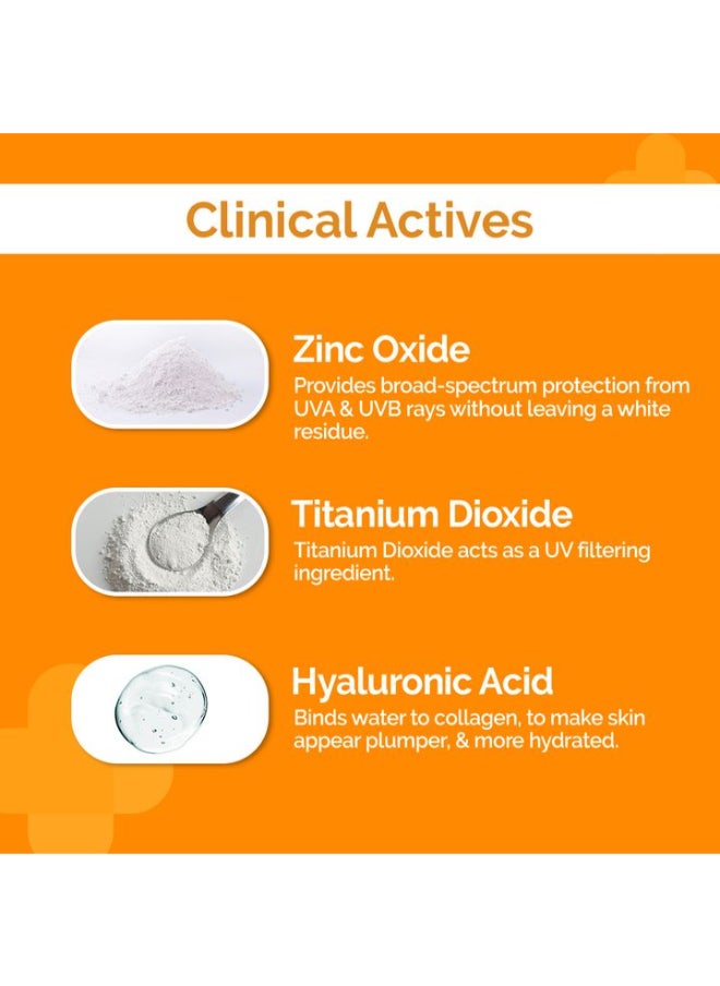 THE derma Co - The Derma Co 1% Hyaluronic Tinted Sunscreen Gel for Broad Spectrum Protection - 50g - Image 1