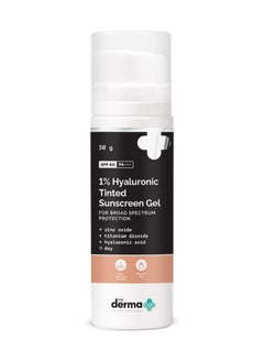 The Derma Co 1% Hyaluronic Tinted Sunscreen Gel for Broad Spectrum Protection - 50g - pzsku/Z8032E035FE80C11FF0E2Z/45/_/1723185092/ef941f41-025d-4266-9cf9-d9287eb2dfa1