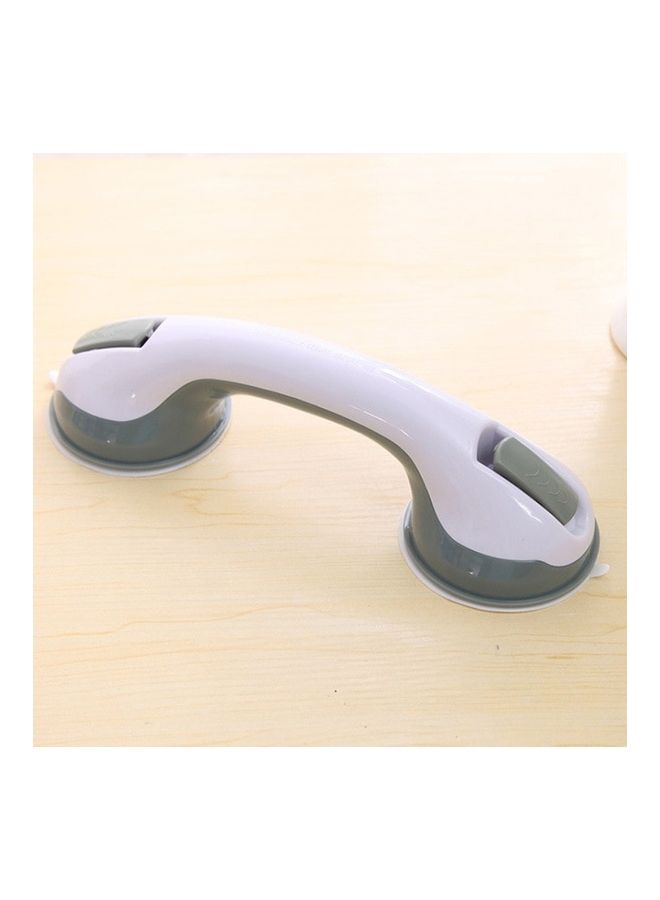 NIBEMINENT Portable Bath Shower Support Grip Mount Handle Grey/White