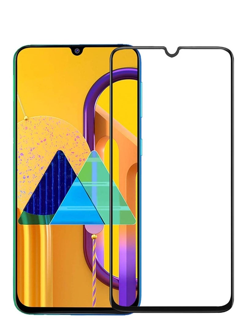 ELTRAZONE Screen Guard for Samsung Galaxy M30s / M30 / M31 / M21 / A30 / A30s / A50 / A50s Tempered Glass Screen Protector Full Glue Edge-to-Edge Gorilla Screen Protector(4 Pack)  - Image 1